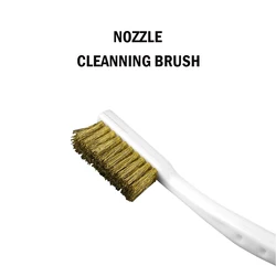Brosse à dent en fil de cuivre pour imprimante 3D, accessoire de nettoyage des buses, et têtes chauffantes avec manche, nettoie les parties chaudes 
