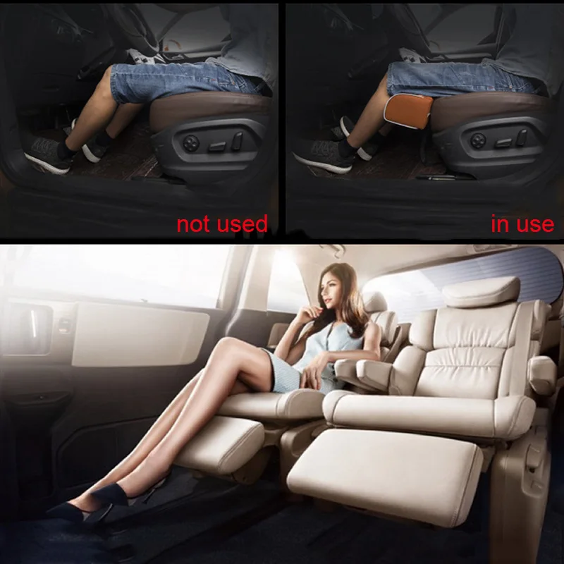 dropshipping Car Seat Leg Foot Thigh Support Cushion Knee Pad Longer Universal Accessories OE88