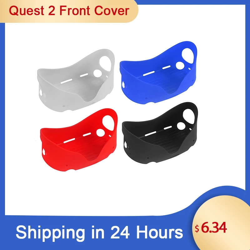 VR Helmet Protective Front Cover For Oculus Quest 2 Silicone Anti-Throw Protection Shell For Oculus Quest 2 Headset Accessories