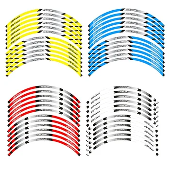 

High Quality 12PCS Motorcycle Wheel Sticker Trim Striped Reflective Rim for KYMCO Ak550