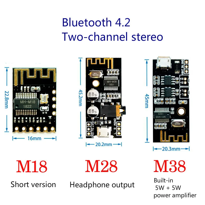Беспроводной Bluetooth для аудио модуля 4 2 стерео различные ресивер DIY модификация