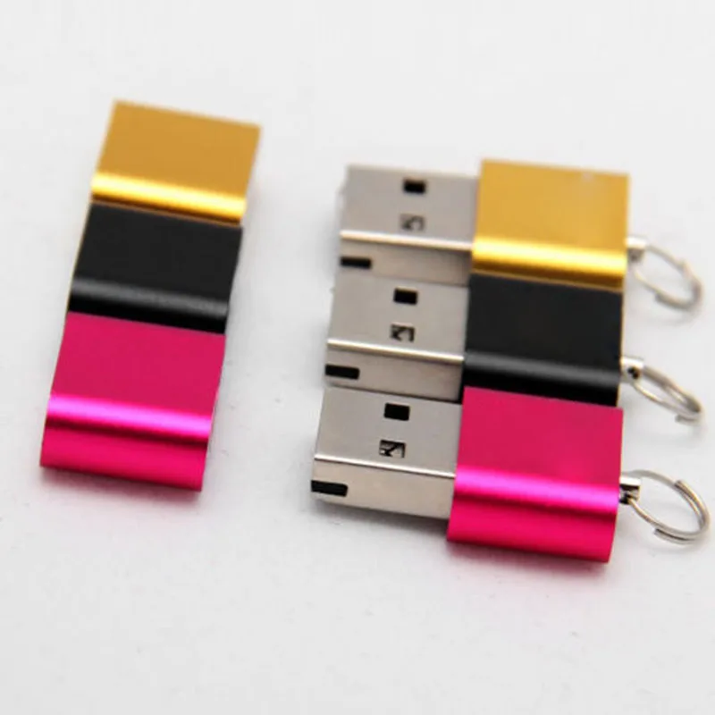 

2 Pcs Mini Card Reader Micro SD T-Flash SDHC High Speed USB Adapter GV99