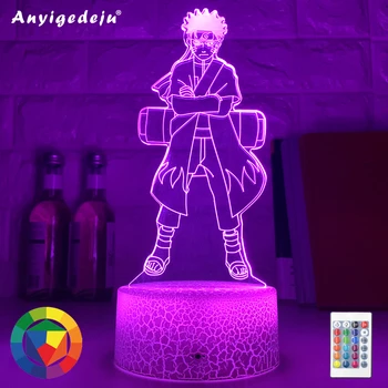 

3d Night Lamp Japanese Anime Naruto Figure Nightlight for Kids Child Bedroom Decorative Lighting Touch Sensor Led Night Light