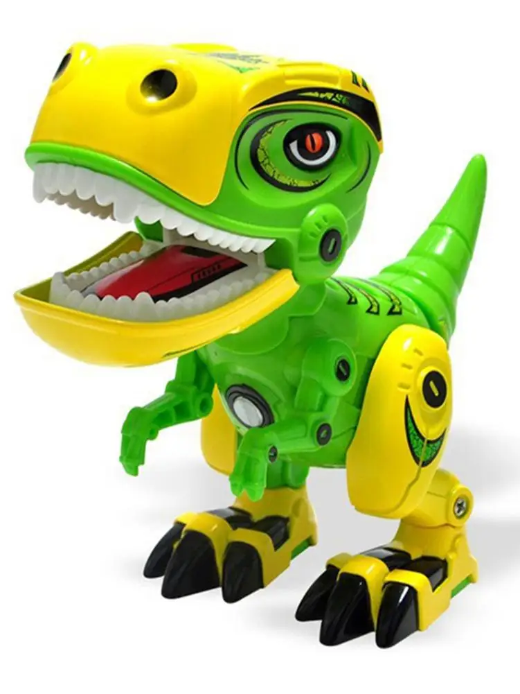 Электронные игрушки динозавров из сплава, робот, интерактивные развивающие игрушки животных для детей
