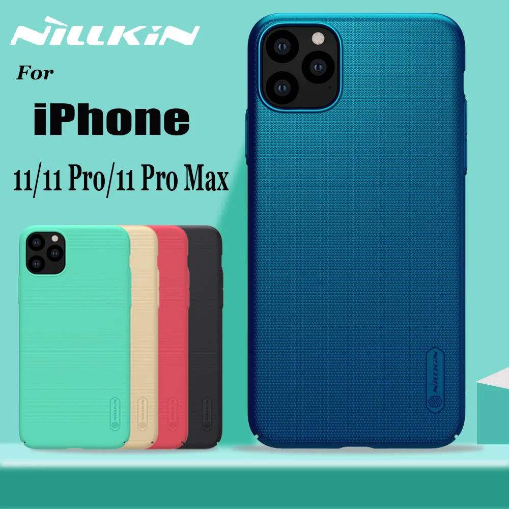 

Nillkin Frosted Case for iPhone 11 Pro Max Hard PC Plastic Phone Shield Back Full Cover Cases for iPhone 11 Pro Max Case Shell