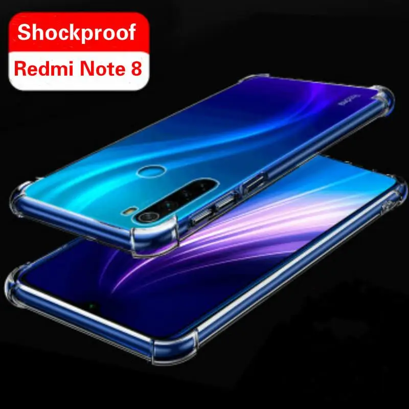 Airbag Soft TPU Case For Xiaomi Redmi Note 8T 7 6 5 Pro 8A 7A 6A Plus Mi 9 5G CC9 10 Shockproof Clear Capa Cover |