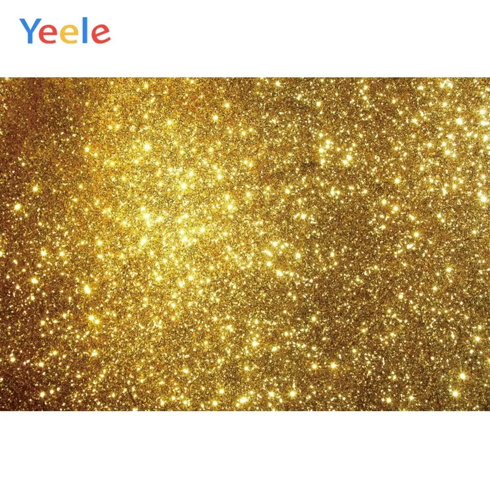

Yeele Photography Backdrops Golden glitter shine Light bokeh Birthday Photo Backgrounds Sweet Party Decoration For Photo Studio