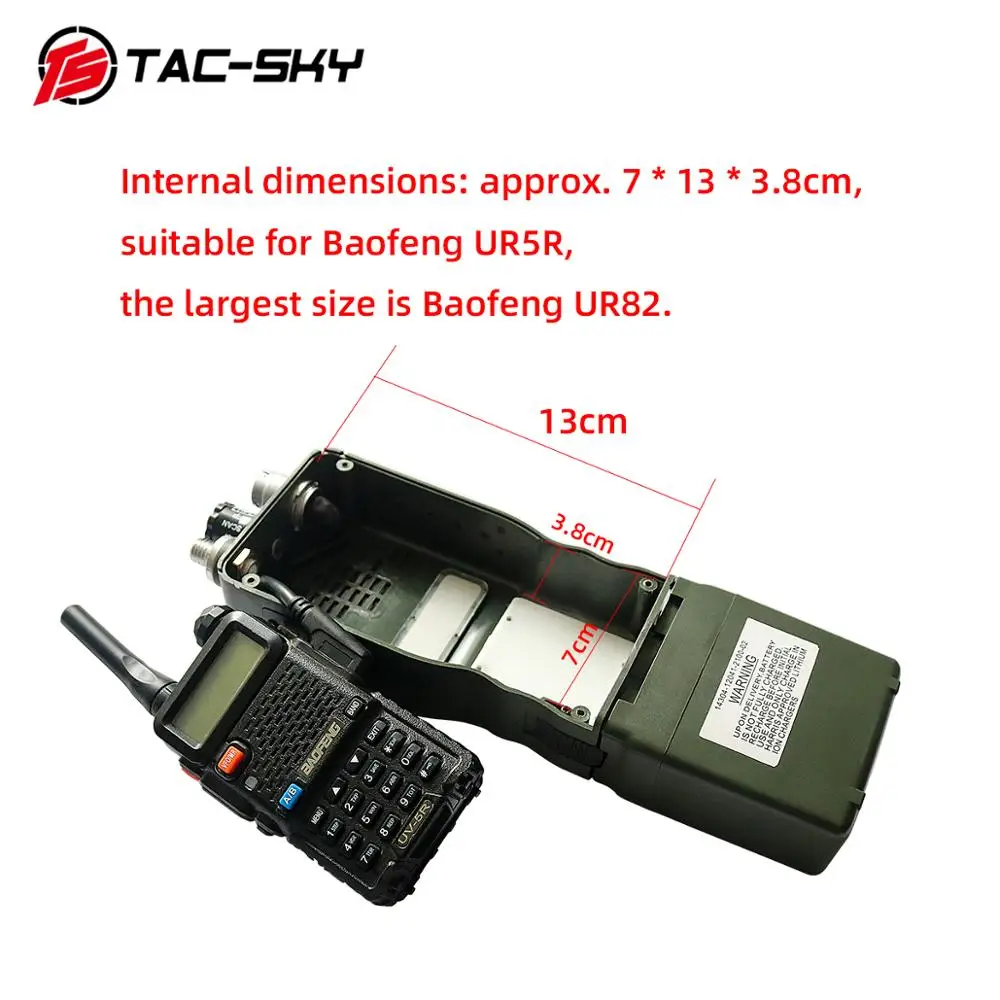 TAC-SKY AN / PRC152 152A military radio walkie-talkie model Harris virtual case dummy + tactical headset PTT 6 pin U94 PTT
