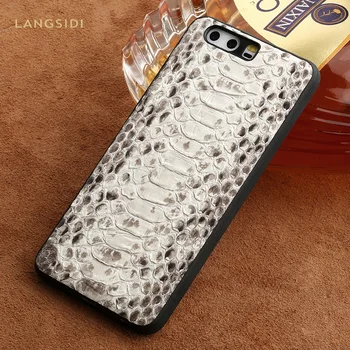 

Luxury natural python leather phone case for Huawei Mate 20 P20 P30 Pro Lite 360 Full protection cover For Honor 8X V20 20 Pro