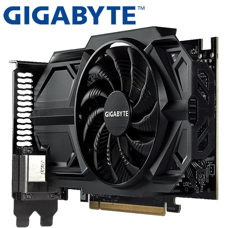 GIGABYTE GTX 950 2 Гб видеокарта 128 бит GDDR5 видеокарты для nVIDIA VGA карты Geforce GTX950 HDMI 1050TI 750 Ti 950-2 Гб б/у