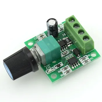 1803BK DC1.8-15V 1.8V 3V 5V 6V 12V 2A PWM DC Motor Speed Controller With PPTC Resettable Fuses and Speed Control Switch
1803BK DC1.8-15V 1.8V 3V 5V 6V 12V 2A PWM DC Motor Speed Controller With PPTC Resettable Fuses and Speed Control Switch