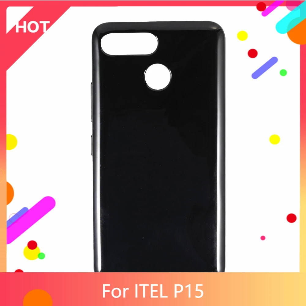 P15 чехол Матовая Мягкая силиконовая задняя накладка из ТПУ для ITEL телефона тонкий