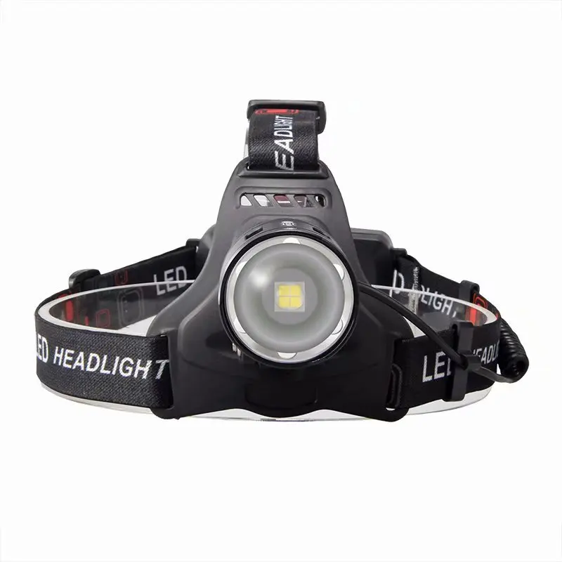 

LED Headlight zoomable Headlamp Head Lamp Flashlight USB Rechargeable 18650 Torch Camping Hiking Night Fishing Light P50-beads