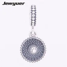 DIY Изготовление Sombrero Плавающие Подвески 925 пробы серебряные ювелирные изделия подходит бренд браслет ожерелье для женщин хорошее ювелирное изделие DA099