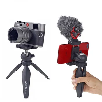 

Multi-Function Mini Tabletop Tripod With 2 In 1 Mobile Phone Clip For Camera And Phone Vlog Live Photography Play Stand