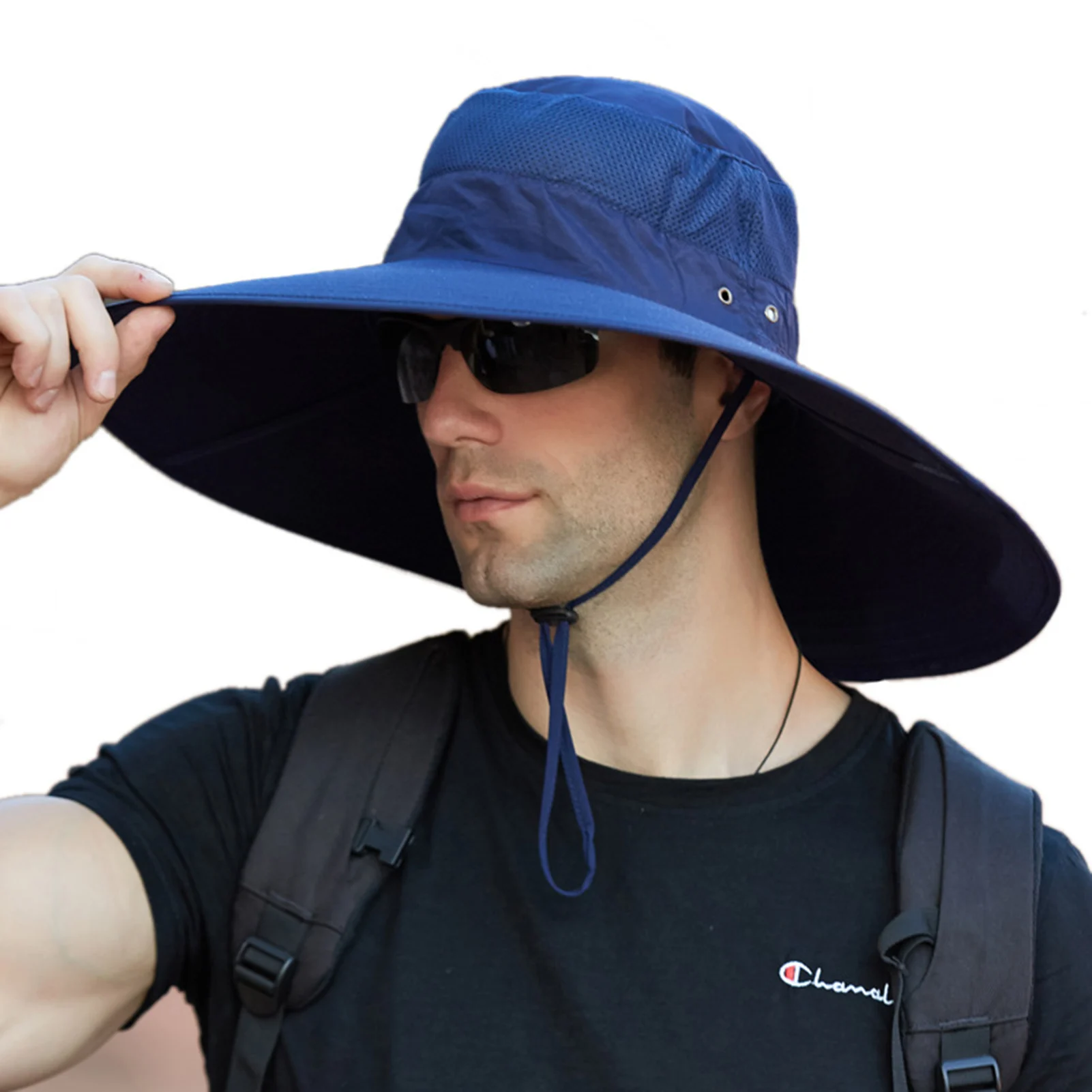Super Wide Brim Bucket Hat UPF50+ 
