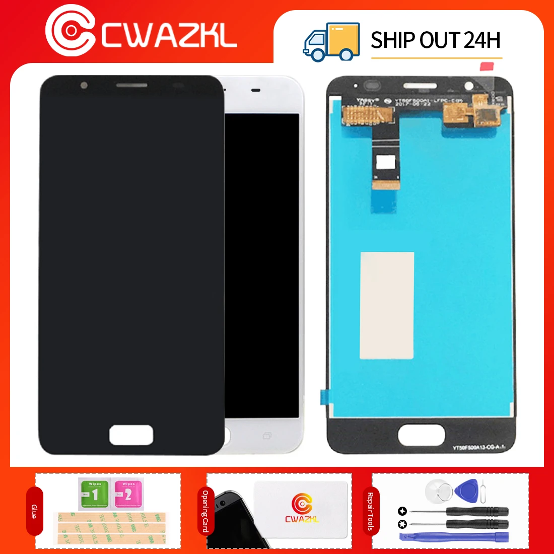 CWAZKL 5 0 ''lcd для asus ZenFone Peg 4A ZB500TL lcd дисплей кодирующий преобразователь сенсорного