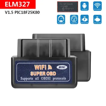 

Erase Fault Code OBD2 Scanner For Mercedes A C E S CLS CLK Class W204 W212 W203 Wifi V1.5 ELM327 Car Diagnostic Scanner