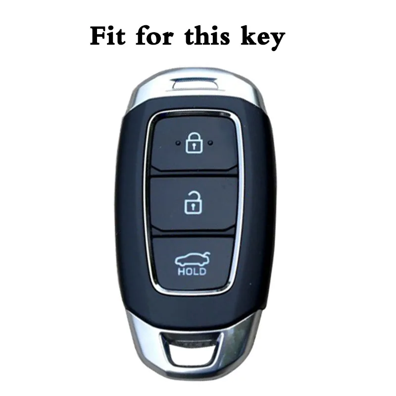 Чехол для ключей из натуральной кожи для hyundai i30 Ix35 Solaris Azera Elantra Grandeur Ig Accent Santa Fe Verna чехол для ключей без ключа