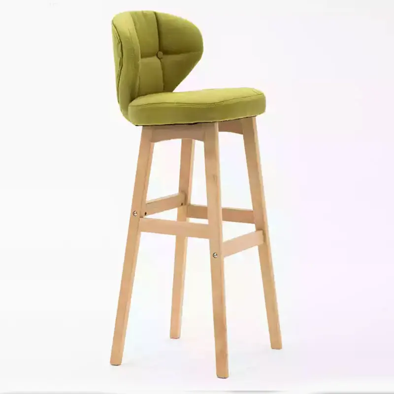 78cm Green Скандинавский барный стул, домашний стол, современный простой креативный спинка, высокий стул барный стул - Цвет: 78cm Green