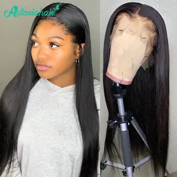

Straight Full Lace Human Hair Wigs For Women Peruvian Glueless Pre Plucked Full Lace Wigs Human Hair 180% Density Asteria Hair