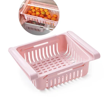 

Creative Fridge Storage Rack Refrigerator Shelf For Storage Fridge Organizer Food Preservation Drawer Partition Drawer Container