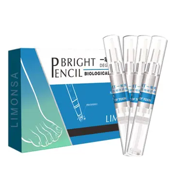 

4PCS 3ml Finger Foot Nail Bright Pencil Anti Fongique Infection Fungal Treatment Biological Repair Restores Nail Treatments