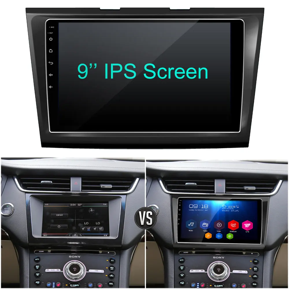 " ips 4G DSP Carplay Android 8 Восьмиядерный 4 Гб ОЗУ 64 Гб ПЗУ BT RDS FM автомобильный DVD мультимедийный плеер радио для Ford aurus
