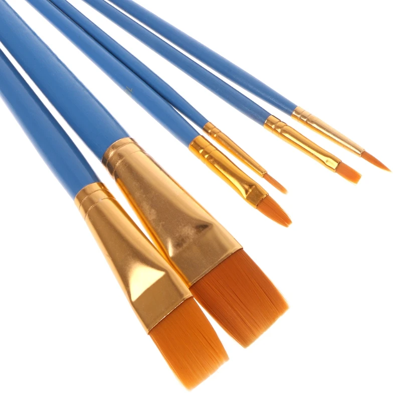 25 шт Профессиональный набор кистей для рисования нейлоновые волосы масляные акварельные ручки товары для рукоделия L41E