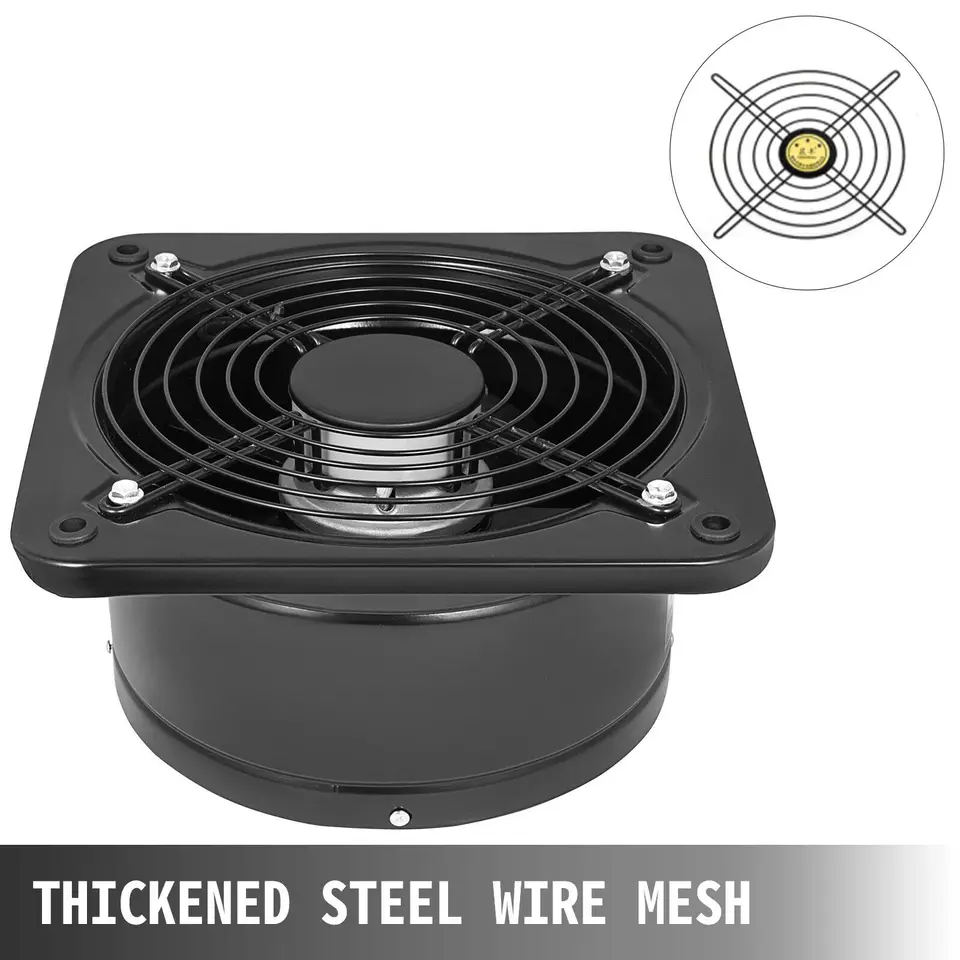 Ventilateur D'extraction Mural VEVOR 30,5 Cm - À Volets, 1800 M³/h, 45W, 220V - Neuf