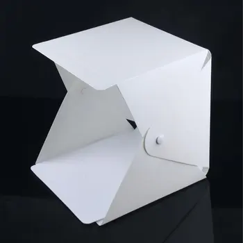 

Mini Folding Lightbox Photography Photo Studio Softbox LED Light Soft Box Photo Background Kit Light box for DSLR Camera Dropshi