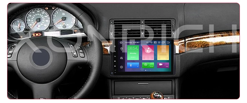 Flash Deal IPS DSP 8 Core 4+64GB 1 Din Android 9 Car Radio Multimedia For BMW E46 M3 318/320/325/330/335 Rover 75Coupe NavigationGPS Stereo 5