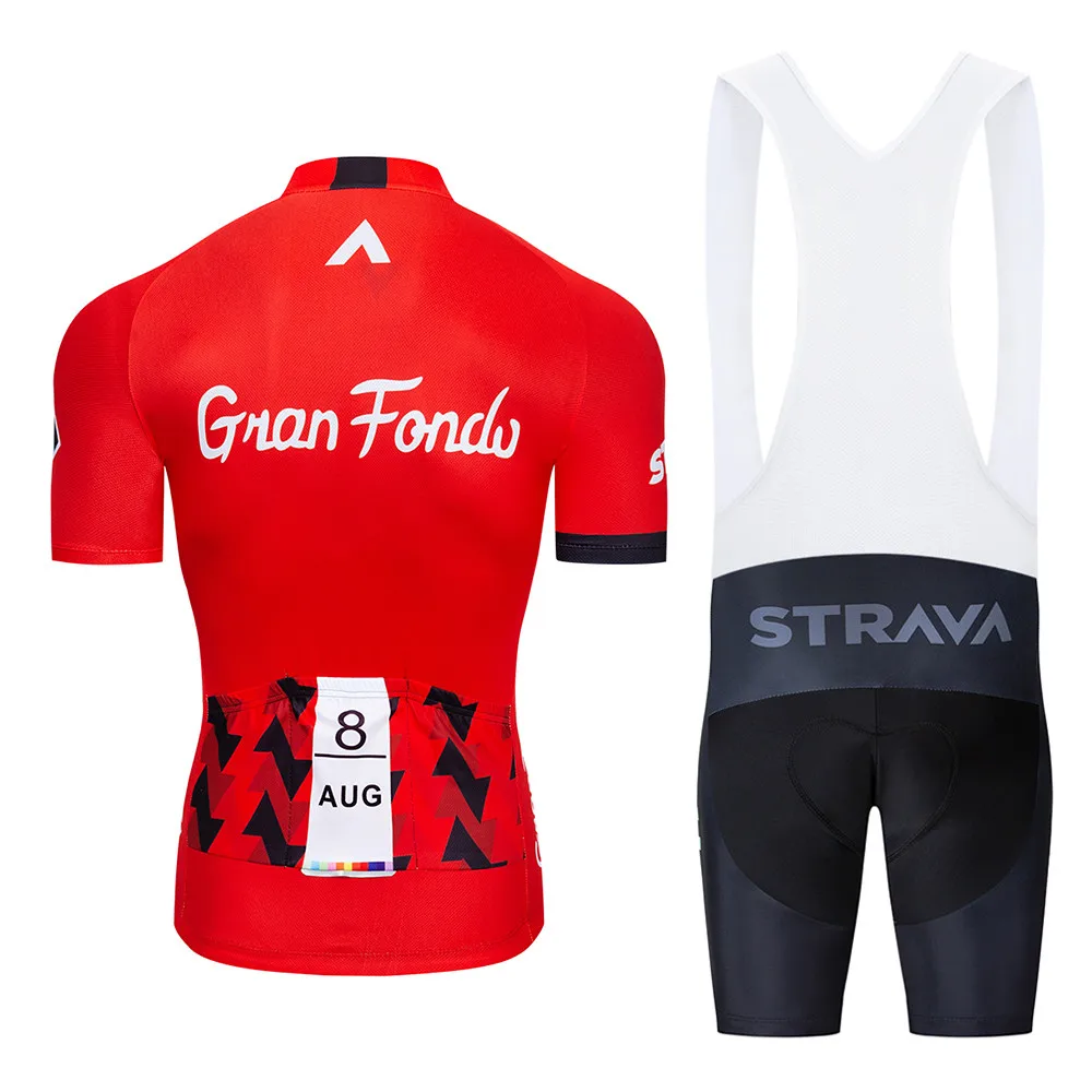 STRAVA Pro Team, летний комплект из Джерси для велоспорта, одежда для велоспорта, дышащая мужская рубашка с коротким рукавом, велосипедные шорты, 20D гелевая подкладка