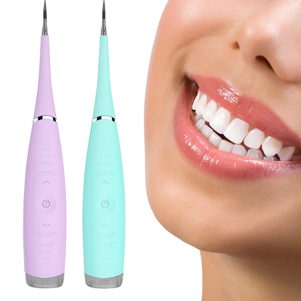 Зубной скалер Sonic Dental Scaler инструмент для удаления зубного налета чистки языка