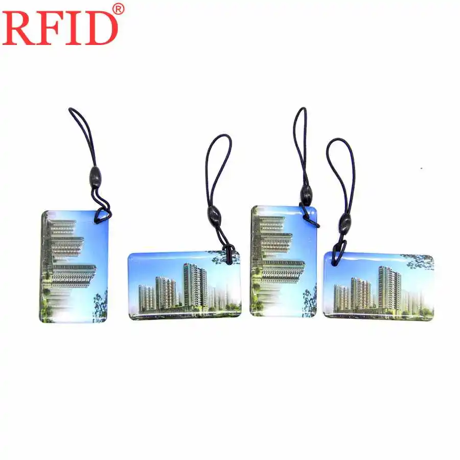 UID S50 1K 13.56Mhz Changeable Keyfob Key Fobs Rewritable IC Card Duplicate Clone Token Badge RFID Access Control Card 1pcs - Цвет: 4pcs Random Color