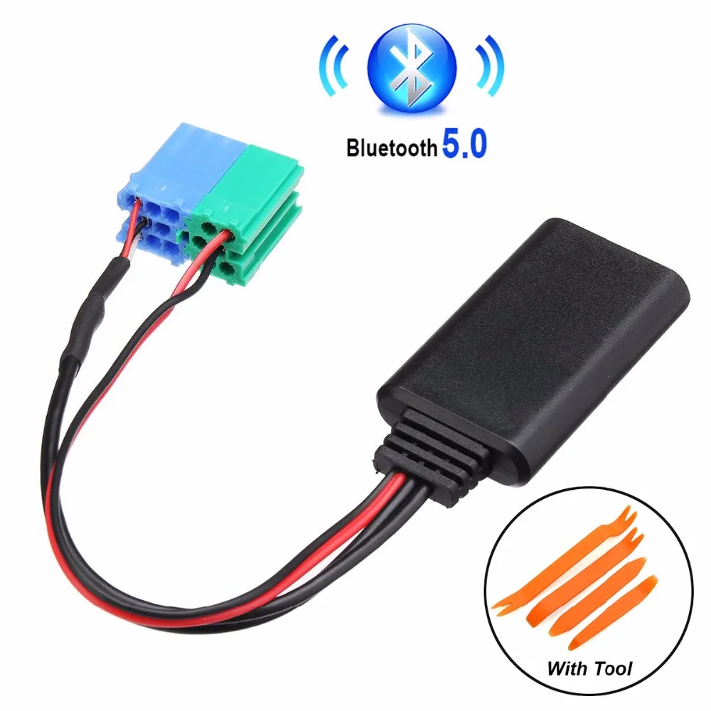 Автомобильный модуль Bluetooth AUX-in аудио адаптер+ инструмент и микрофон для Porsche для Becker