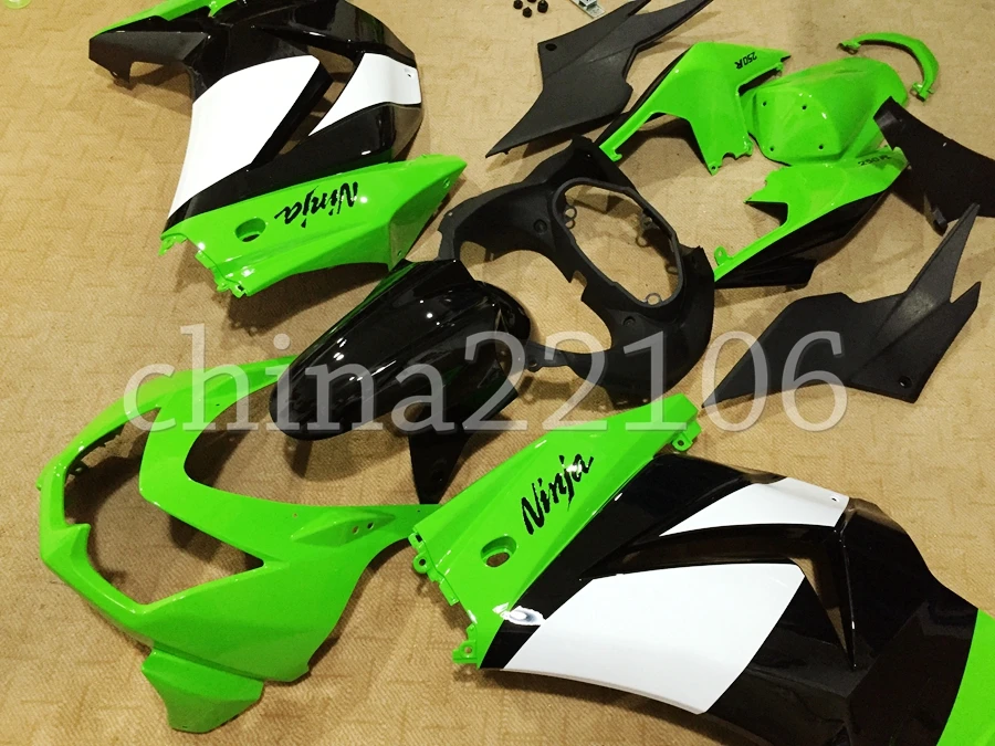 ABS обтекатель комплект подходит для Kawasaki Ninja 250 EX250 ZXR250 2008- 08 09 10 11 12 13 14 Обтекатели(литье под давлением) на заказ