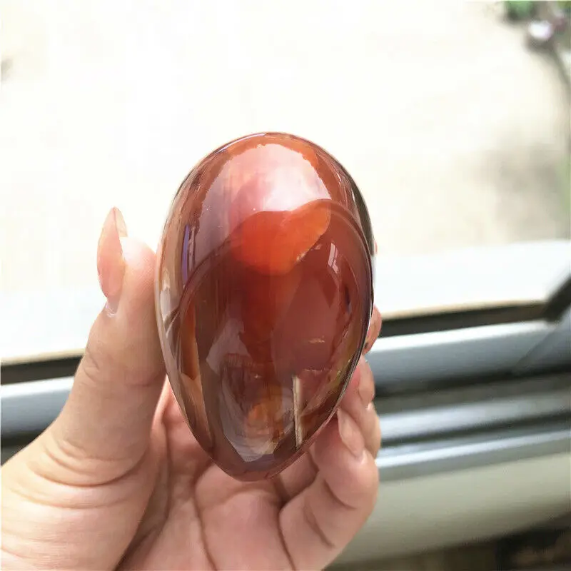Прямая поставка, 1 шт., натуральный красный агат, кристаллы, сердце, украшение для дома, кристалл, целебные камни, натуральные кристаллы кварца, 180-320 грамм
