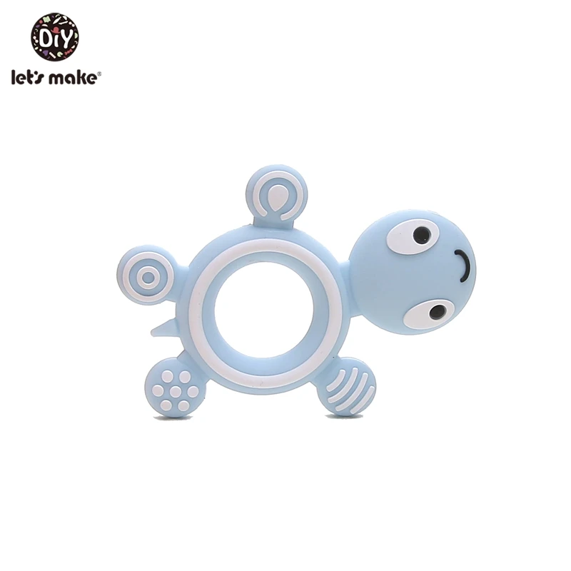1ER129524 Let'S Make 1Pc Silicone Baby Teether Toddler Toys Diy Stroller Accessories For Pacifier Chain Owl Food Grade Toys Baby Teether - Цвет: 1ER129524