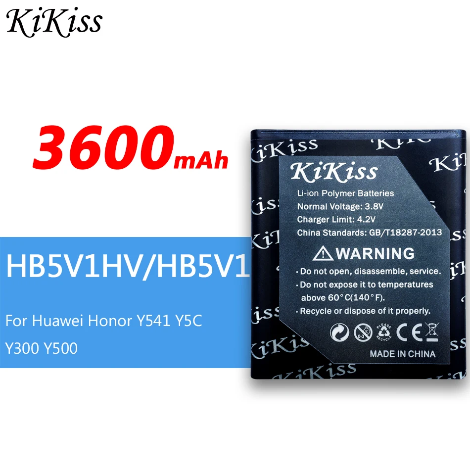KiKiss HB5V1 батарея для Huawei Y360 Y336 Y511 Y516 Y300 / Mate 7 8 9 S Bateria HB417094EBC HB396693ECW HB396689ECW