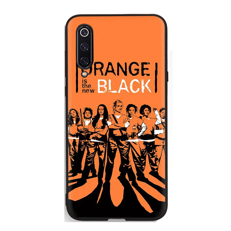 B5 Orange Is The New солнечных очков чёрный цветной Мягкий силиконовый чехол Обложка для Xiaomi Mi на возраст 6, 8, 9, SE A1 A2 5X 6X F1 MAX3 9T A3 Pro CC9 - Цвет: B5