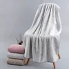 thick and big Bamboo Charcoal Coral Velvet Bath Towel For Adult Soft Absorbent Microfiber Fabric Towel Household Bathroom Towel 5