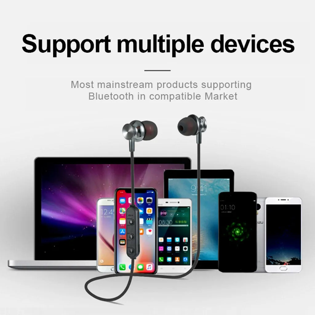 Bluetooth 4,2, стерео наушники, гарнитура, беспроводные магнитные наушники-вкладыши, наушники, беспроводные наушники Blutooth, гарнитура