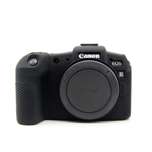 Normal Black Лучшее качество резиновый силиконовый чехол защитная рамка для Canon EOS RP мягкая камера - Color: Normal Black