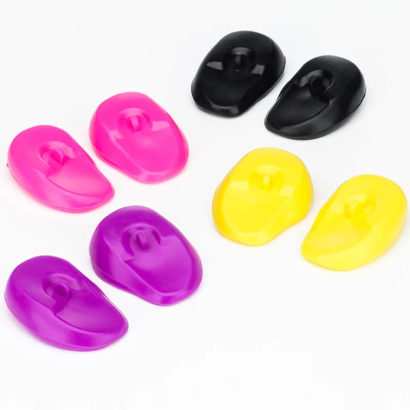 

1 Pair Silicone Ear Cover Practical Travel Hair Color Showers Water Shampoo Ear Protector Cover for Ear Care