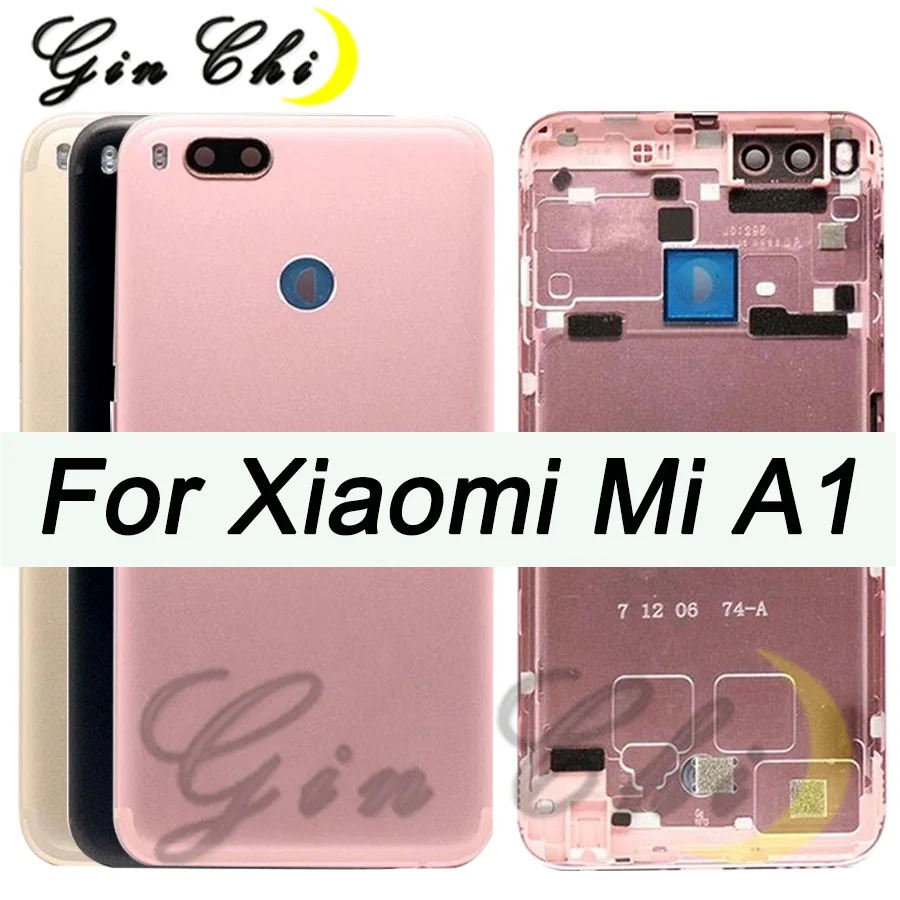 NEW for Xiaomi Mi A1 Back Battery Cover For MiA1 Mi5X back cover Rear Door Housing With Androidone Replace | Мобильные телефоны и