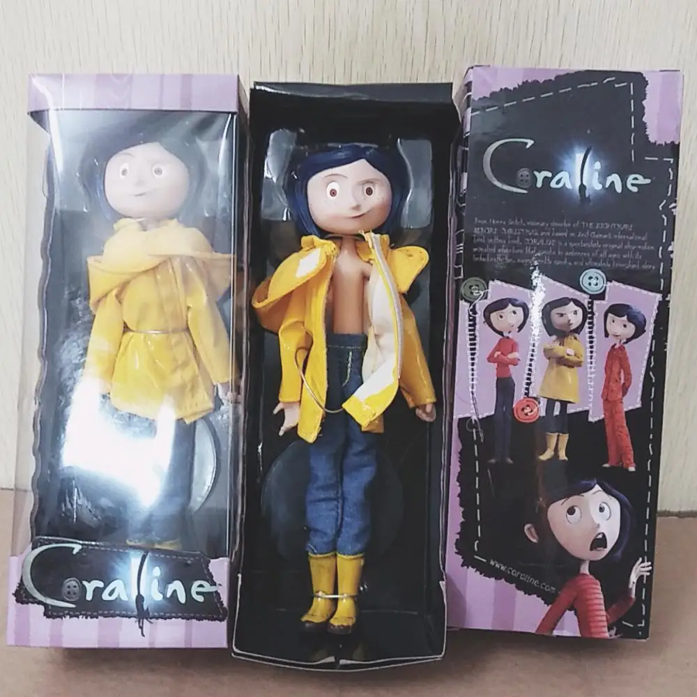 NECA желтый дождевик издание Coraline &amp the Secret Door ПВХ экшн-фигурка коллекционные