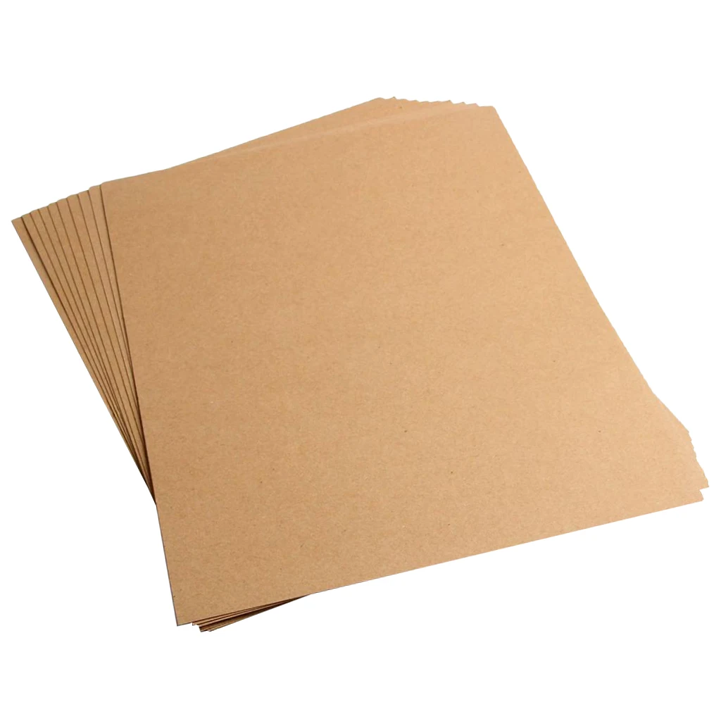 A4 Kraft Blank Matte Paper Cardstock Papers Cardboard For Craft Cardmaking
