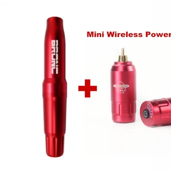 

2020 New Arrival Original Bronc-V4 Tattoo Rotary Machine Pen Swiss Motor With Mini Tattoo Wireless Power Tattoo Kit