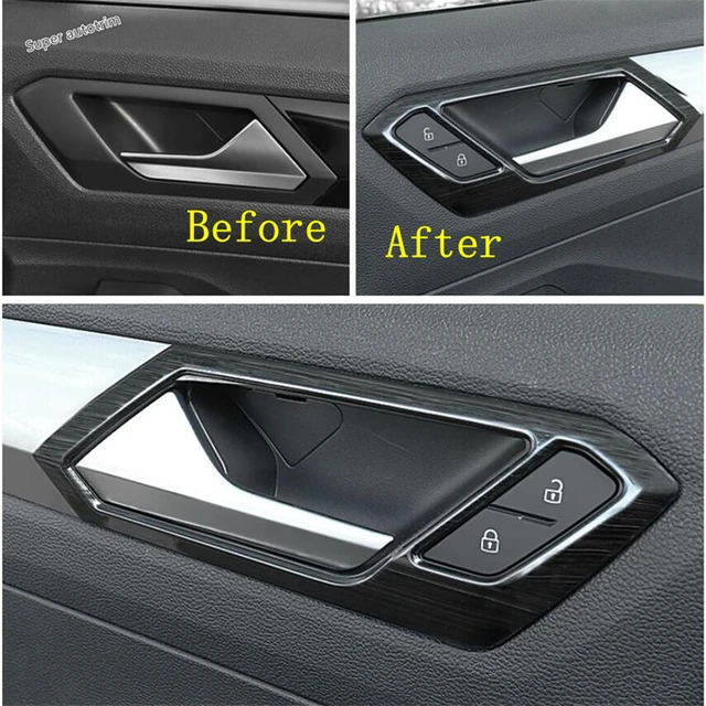 Fensterheber Schalter Panel Auto Tür Audio Lautsprecher Hochtöner Abdeckung  Trim Für Volkswagen T-Roc T Roc 2022 2023 schwarz Gebürstet Innen -  AliExpress